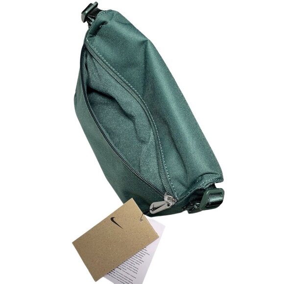 Nike Sportswear Futura Shoulder Bag Olive Green Adjustable Unisex CW9300-338 - Picture 7 of 9